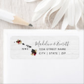 ハワイ州デスティネーションウェディング差出人住所 ラベル (インサイチュ)