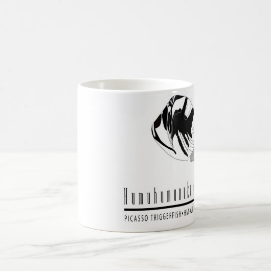 ハワイ州フィッシュ – フムフムヌクヌクアプア コーヒーマグカップ (中央)