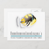 ハワイ州フィッシュ – フムフムヌクヌクアプア ポストカード (正面/裏面)