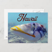 ハワイ州フィッシュ – フムフムヌクヌクアプア ポストカード (正面/裏面)