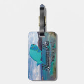 ハワイ州フィッシュ – フムフムヌクヌクアプア ラゲッジタグ (裏面縦)