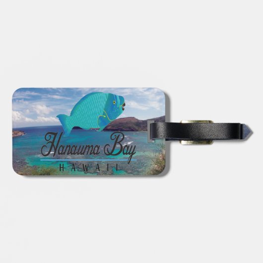 ハワイ州フィッシュ – フムフムヌクヌクアプア ラゲッジタグ (裏面横)