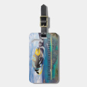 ハワイ州フィッシュ – フムフムヌクヌクアプア ラゲッジタグ (正面縦)