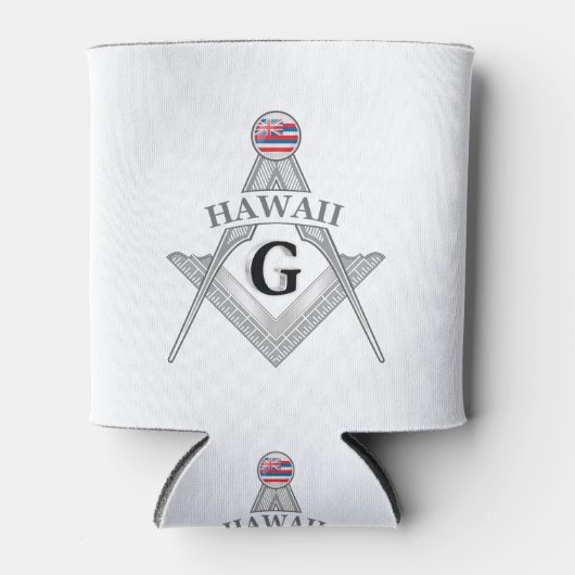 ハワイ州フリーメーソンロッジ 缶クーラー (正面)