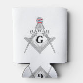 ハワイ州フリーメーソンロッジ 缶クーラー (裏面)