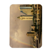 ハワイ州ホノルルに虹2 マグネット (縦)