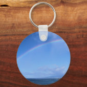 ハワイ州ホノルルに虹 キーホルダー (正面)