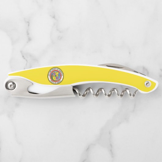 ハワイ州ホノルル市ウェイター国旗 ソムリエナイフ (正面)