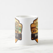 ハワイ州ホノルル | ビンテージ コーヒーマグカップ (中央)