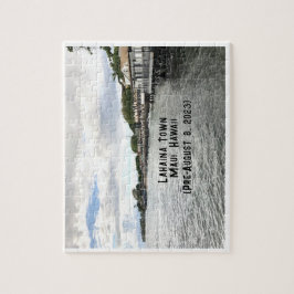 ハワイ州マウイ市ラハイナタウン(2023威厳がある年8月以前) ジグソーパズル
