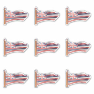 ハワイ州国旗 シール