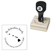 ハワイ州差出人住所ゴム ラバースタンプ (押印)