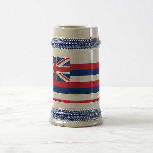 ハワイ州旗とマグカップ州 – アメリカ ビールジョッキ