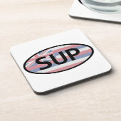 ハワイ州旗のスタンドアップパディング コースター (左側)