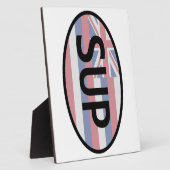 ハワイ州旗のスタンドアップパディング フォトプラーク (側面)