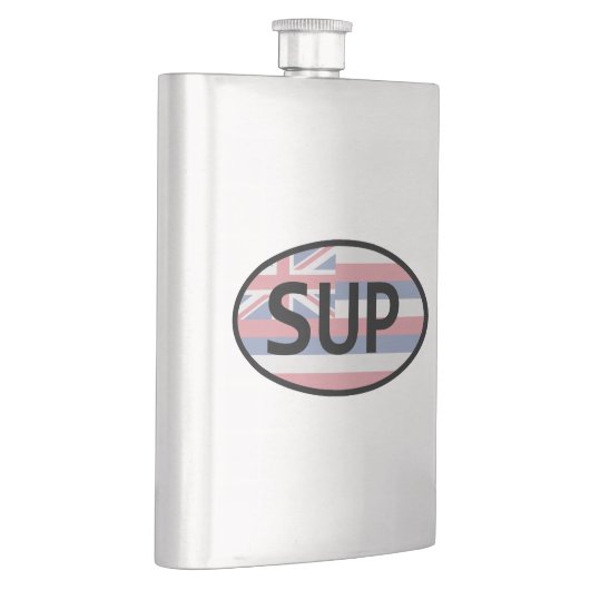 ハワイ州旗のスタンドアップパディング フラスク (右)