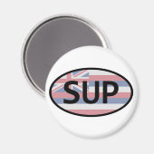 ハワイ州旗のスタンドアップパディング マグネット (正面/裏面)