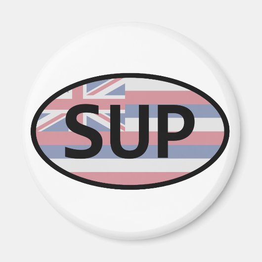 ハワイ州旗のスタンドアップパディング マグネット (正面)