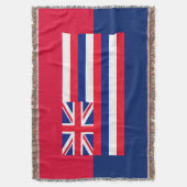 ハワイ州旗デザイン スローブランケット (正面縦)