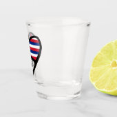 ハワイ州旗ハート、ショットグラス ショットグラス (右)