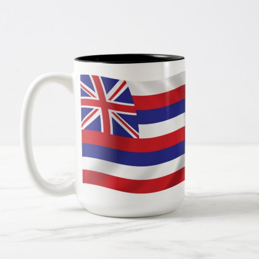 ハワイ州旗マグカップ ツートーンマグカップ (左)