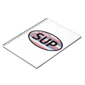 ハワイ州旗立ち上がりパドリング ノートブック (左側)