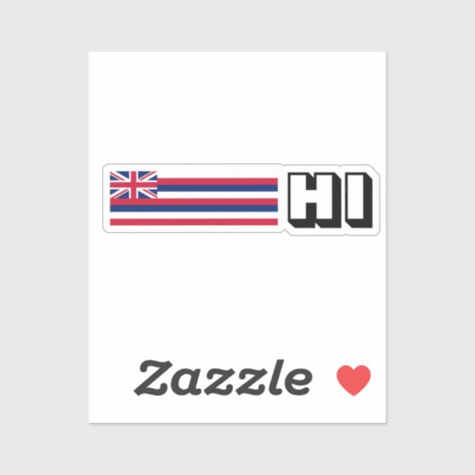 ハワイ州旗 シール (シート)