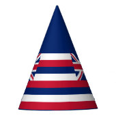 ハワイ州旗 パーティーハット (正面)
