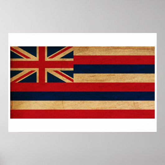 ハワイ州旗 ポスター (正面)