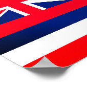 ハワイ州旗 ポスター (角)