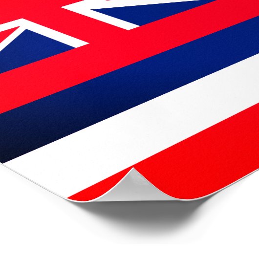 ハワイ州旗 ポスター (角)