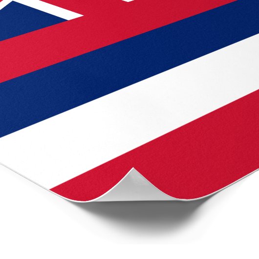 ハワイ州旗 ポスター (角)