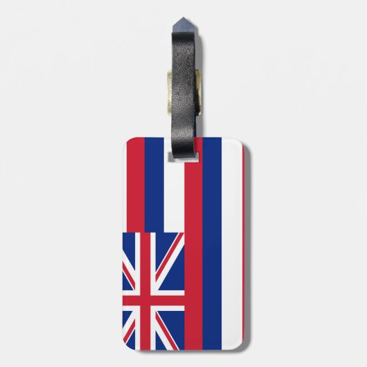 ハワイ州旗 ラゲッジタグ (裏面縦)