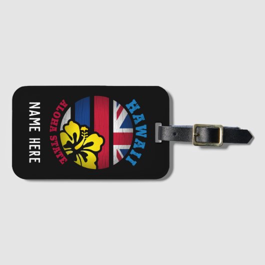 ハワイ州旗 ラゲッジタグ (正面横)