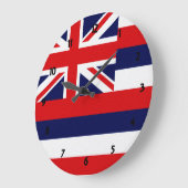 ハワイ州旗 ラージ壁時計 (傾斜)