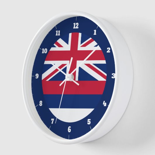 ハワイ州旗 壁時計 (傾斜)