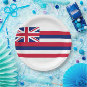 ハワイ州旗(米国州) ペーパープレート (パーティー)