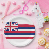ハワイ州旗(米国州) ペーパープレート (パーティー)