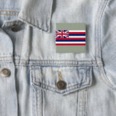 ハワイ州旗(米国州) 缶バッジ (インサイチュ)