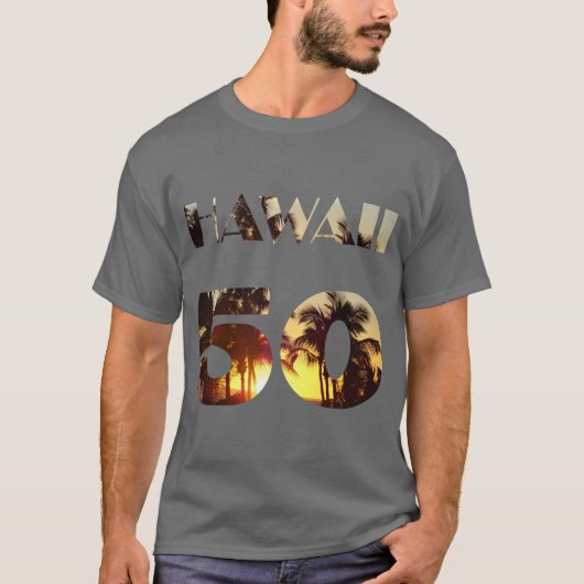 ハワイ州昇格記念日のTシャツ 2 Tシャツ (正面)