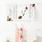 ハワイ州目的地ウェディングウェルカム 横断幕 (インサイチュ)