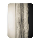 ハワイ州B&W マグネット (縦)