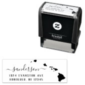 ハワイ差出人住所スタンプセルフインキング セルフインキングスタンプ (インサイチュ)