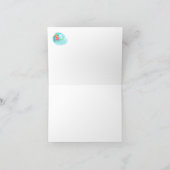 ハワイ挙式 お礼カード サンキューカード (内部)