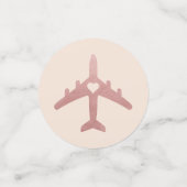 ハワイ挙式 シャワー トラベル テーマ 飛行機 コンフェッティ (スモール正面)