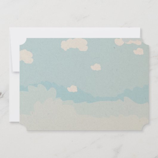 ハワイ挙式・リゾート婚用 Save the Date 招待状 (裏面)