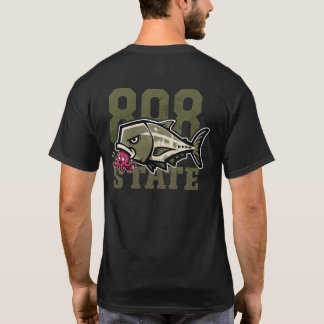ハワイ文化 - ウルーア 808 Tシャツ
