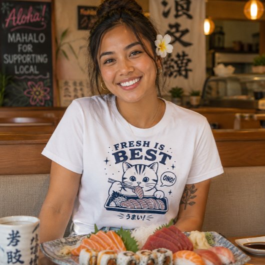 ハワイ文化 - 新鮮な獲物 トライブレンドTシャツ
