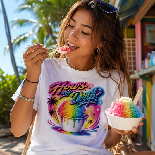 ハワイ文化 - Hows my drip トライブレンドTシャツ