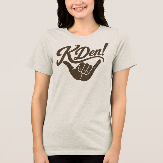 ハワイ文化 - Kden! トライブレンドTシャツ (正面)